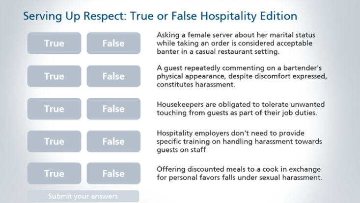 True or false